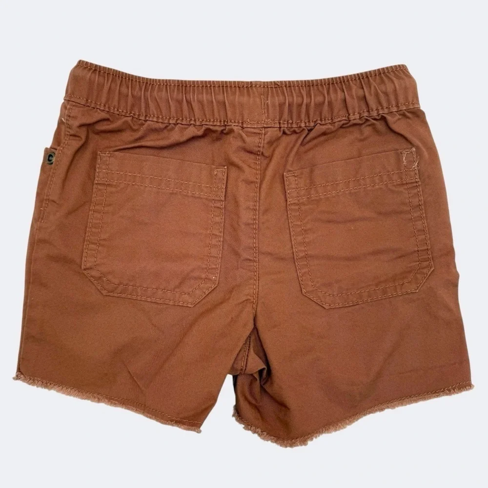 Carter’s Baby Pull-on Poplin Brown Casual Shorts with Drawstring 12 Months